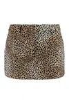 Michael Michael Kors Printed Mini-skirt In Animal Print