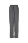 Michael Michael Kors Michael By Michael Kors Printed Satin Pant In Gray