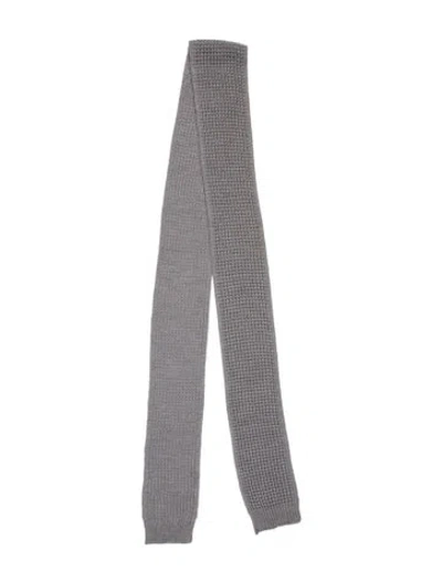 Pre-owned Michael Michael Kors Printed Scarf In Grey