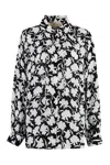 Michael Michael Kors Shadow Floral Crepe Shirt