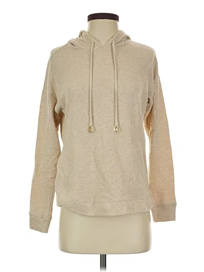 Pre-owned Michael Michael Kors Pullover Hoodie In Tan