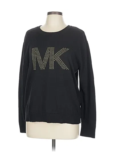 Michael Michael Kors Pullover Sweater In Black