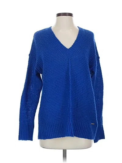 Pre-owned Michael Michael Kors Pullover Sweater In Blue