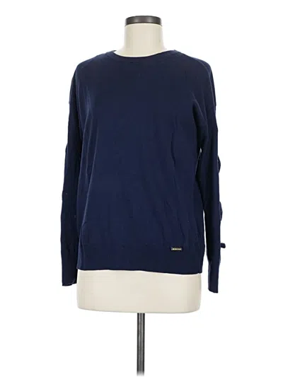 Pre-owned Michael Michael Kors Pullover Sweater In Blue