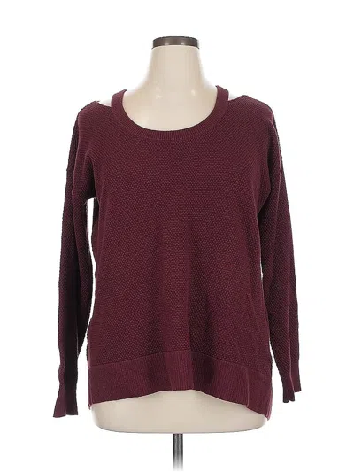 Pre-owned Michael Michael Kors Pullover Sweater In Burgundy