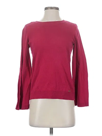 Pre-owned Michael Michael Kors Pullover Sweater In Burgundy