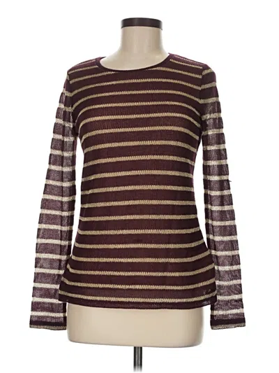 Pre-owned Michael Michael Kors Pullover Sweater In Burgundy