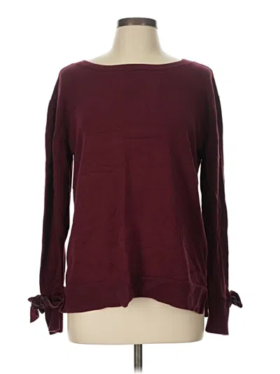 Pre-owned Michael Michael Kors Pullover Sweater In Burgundy