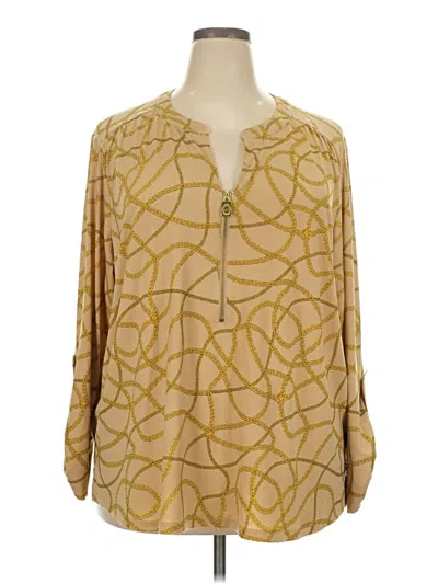 Pre-owned Michael Michael Kors Pullover Sweater In Gold