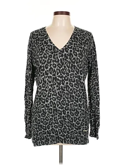 Pre-owned Michael Michael Kors Pullover Sweater In Gray