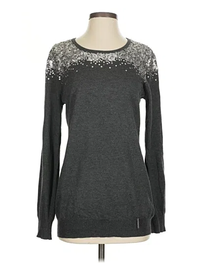 Pre-owned Michael Michael Kors Pullover Sweater In Gray