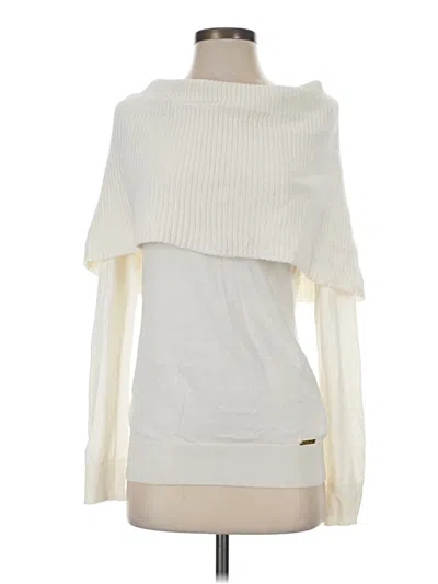 Pre-owned Michael Michael Kors Pullover Sweater In Ivory