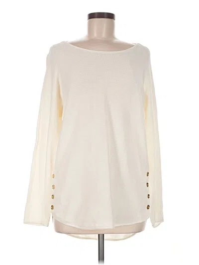 Pre-owned Michael Michael Kors Pullover Sweater In Ivory