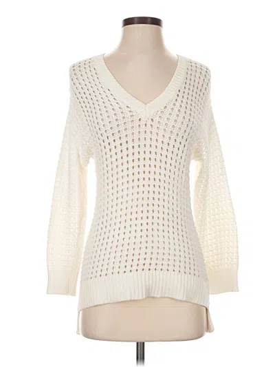 Pre-owned Michael Michael Kors Pullover Sweater In Ivory