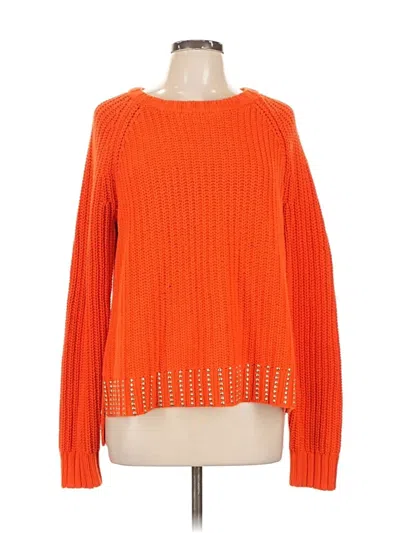 Pre-owned Michael Michael Kors Pullover Sweater In Orange