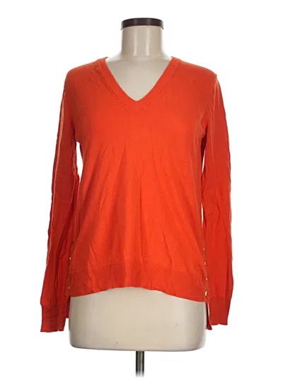 Pre-owned Michael Michael Kors Pullover Sweater In Orange