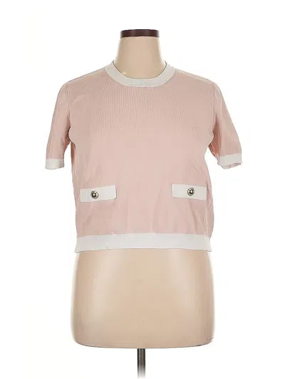 Pre-owned Michael Michael Kors Pullover Sweater In Pink