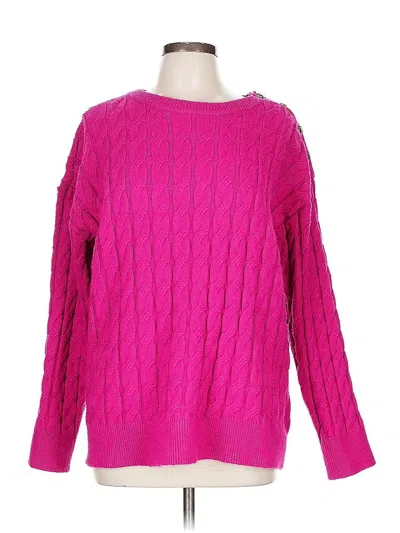 Pre-owned Michael Michael Kors Pullover Sweater In Pink