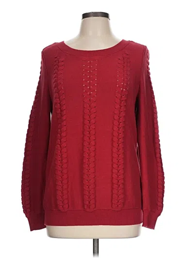 Pre-owned Michael Michael Kors Pullover Sweater In Red