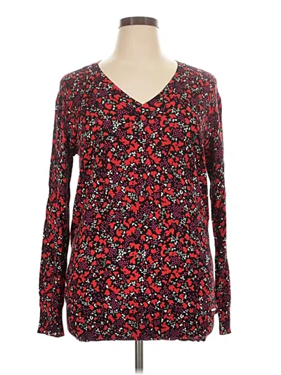 Pre-owned Michael Michael Kors Pullover Sweater In Red