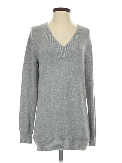 Pre-owned Michael Michael Kors Pullover Sweater In Silver
