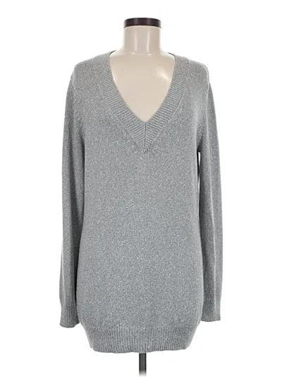 Pre-owned Michael Michael Kors Pullover Sweater In Silver