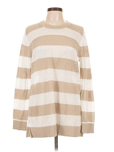 Pre-owned Michael Michael Kors Pullover Sweater In Tan