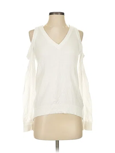 Pre-owned Michael Michael Kors Pullover Sweater In White