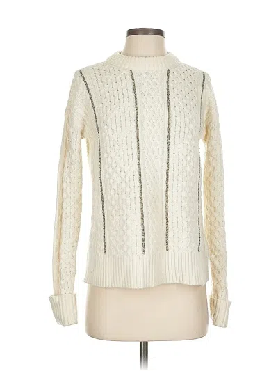 Pre-owned Michael Michael Kors Pullover Sweater In White