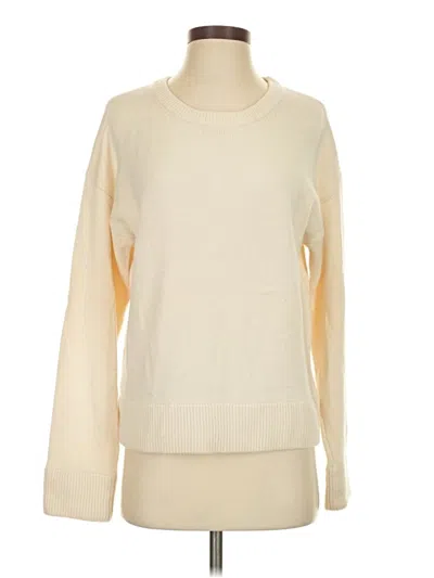 Pre-owned Michael Michael Kors Pullover Sweater In White