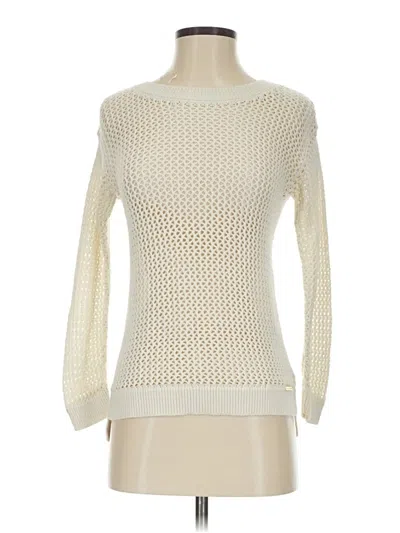 Pre-owned Michael Michael Kors Pullover Sweater In White