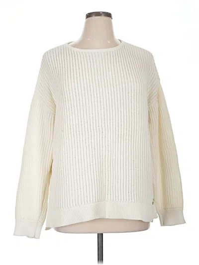 Pre-owned Michael Michael Kors Pullover Sweater In White