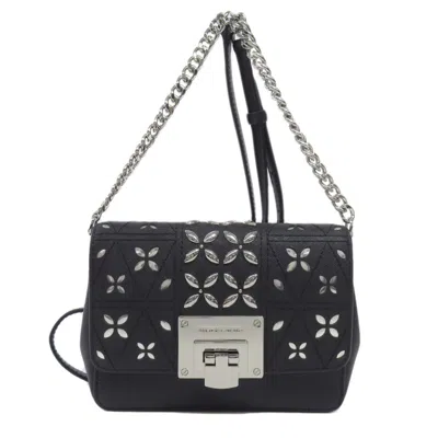 Pre-owned Michael Michael Kors Pvc Shoulder Bag () In Black