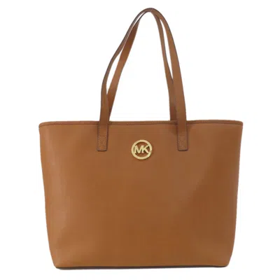 Pre-owned Michael Michael Kors Pvc Tote Bag () In Brown