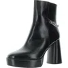 Michael Michael Kors Pw24e Womens Logo Leather Motorcycle Boots
