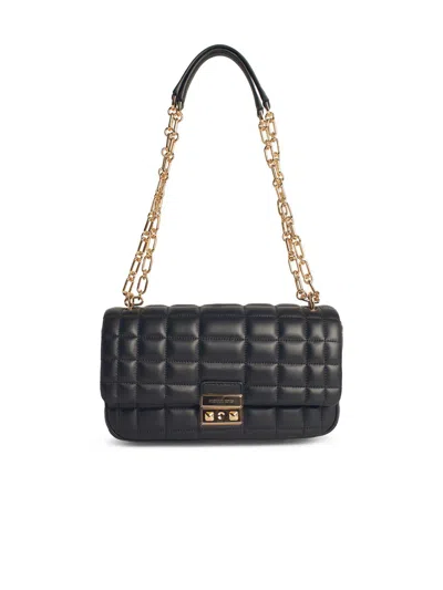 Michael Michael Kors Quilt Black Leather Crossbody Bag