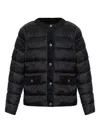 Michael Michael Kors Quilted Button-fastening Jacket In Black
