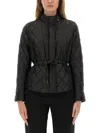 Michael Michael Kors Quilted Padded Jacket In Black