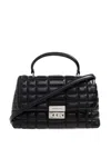 Michael Michael Kors Quilted Top-handle Cross Body Bag In Black