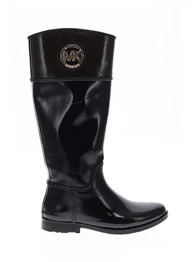 Pre-owned Michael Michael Kors Rain Boots In Black