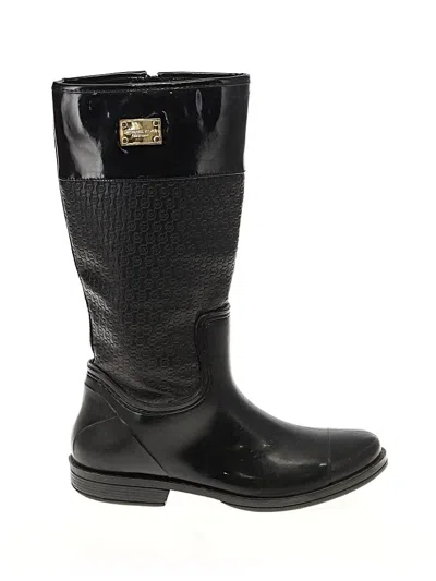 Pre-owned Michael Michael Kors Rain Boots In Black
