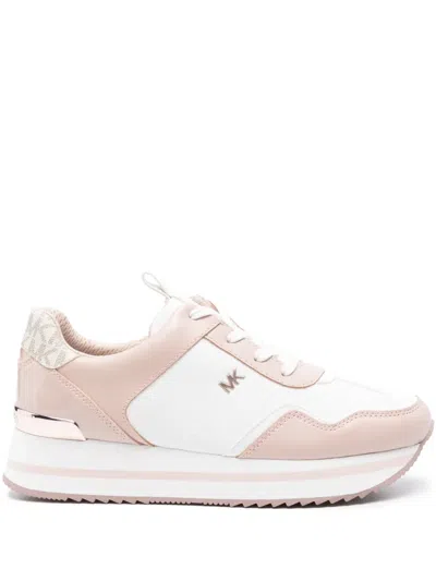 Michael Michael Kors Raina Panelled Sneakers In White