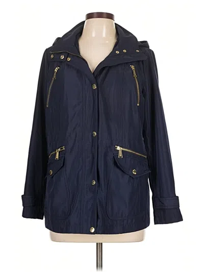 Pre-owned Michael Michael Kors Raincoat In Blue