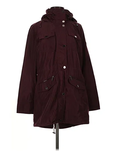 Pre-owned Michael Michael Kors Raincoat In Burgundy