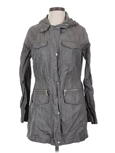 Pre-owned Michael Michael Kors Raincoat In Gray
