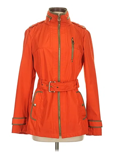 Pre-owned Michael Michael Kors Raincoat In Orange