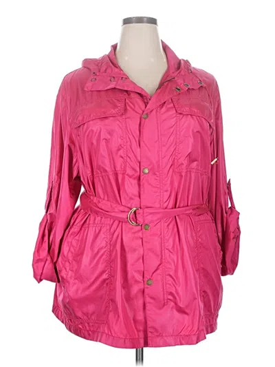 Pre-owned Michael Michael Kors Raincoat In Pink