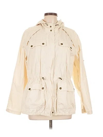 Pre-owned Michael Michael Kors Raincoat In White