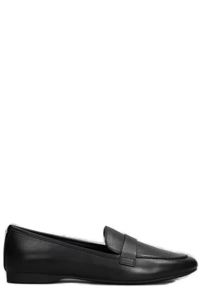 Michael Michael Kors Regan Flex Logo Plaque Loafers In Black