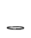 Michael Michael Kors Reversible Logo Buckle Belt In Black